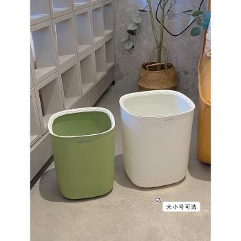 輕奢垃圾桶家用2023新款大容量臥室客廳簡約現代衛生間廁所廢紙簍