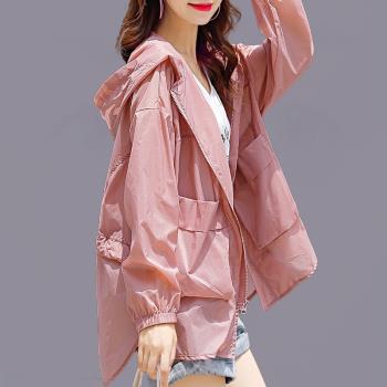韓國夏季新款長袖外套寬松防曬衣