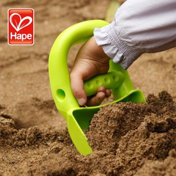 hape兒童沙灘玩耍挖沙工具寶寶海灘鏟沙機械爪子挖沙手沙鏟玩具