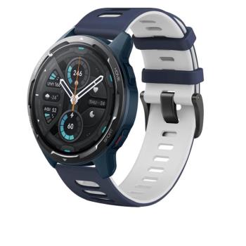 適用小米手表 Watch Color 2代運動雙色硅膠表帶M2106W1手表配件