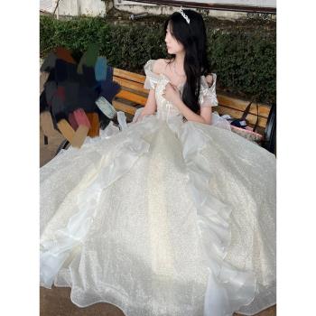 在逃公主風晚禮服女高級感輕奢小眾成人禮學生藝考畢業生日小禮裙