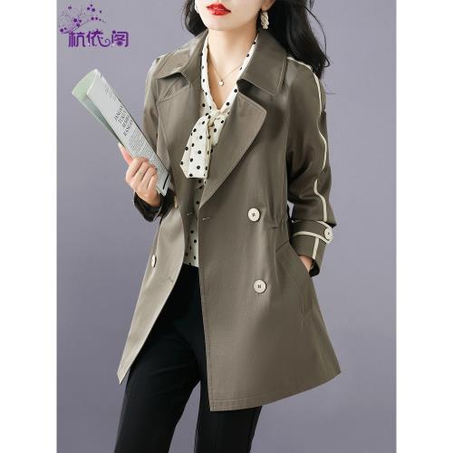 高級感風衣女短款2025春秋季新款今年流行小個子氣質休閑大牌外套