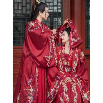 中式新娘鳳冠霞帔宋制出門婚服
