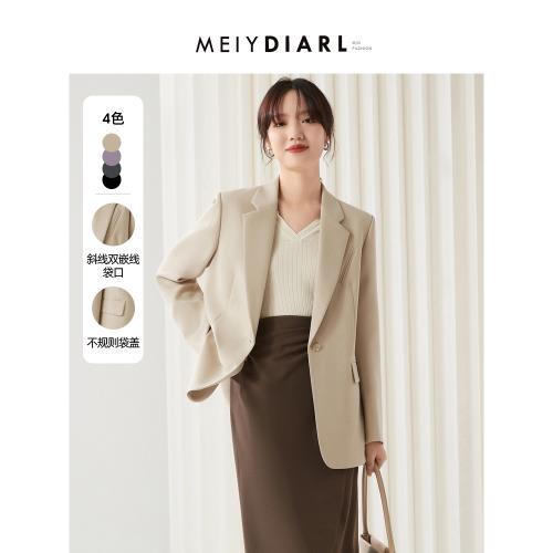 早春新款西裝外套女小個子2025休閑韓系小西服通勤職業裝氣質上衣