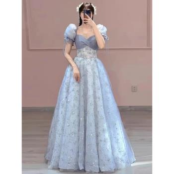 大碼優雅藝考胖mm顯瘦晚禮服