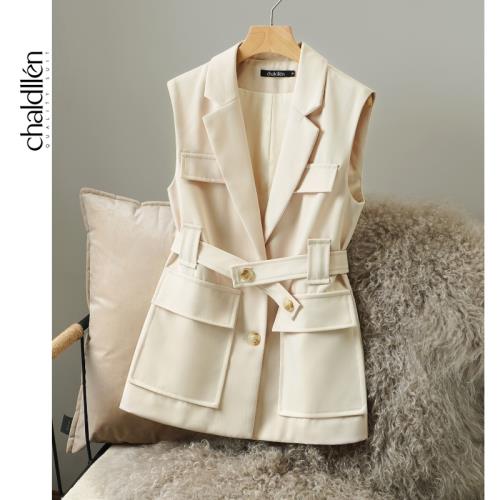 JuckDeck時尚潮流西裝馬甲女新款春秋外搭設計感小眾百搭時尚881