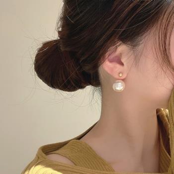 法國【設計師】Classy key 氣質名媛珍珠耳釘高級感小眾設計耳環