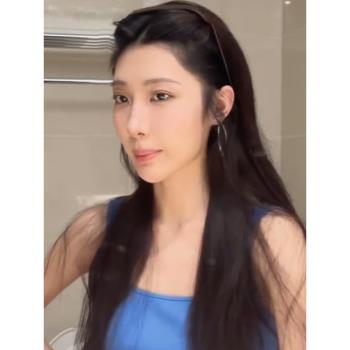 方形眼鏡發箍女2025新款太陽鏡壓發頭飾發卡隱形固定神器墨鏡頭箍