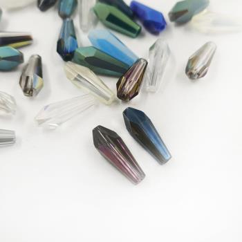 DIY玻璃珠子發簪材料耳飾水滴