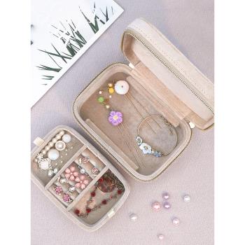 Picals首飾盒2023新款大容量雙層絨面高級便攜珠寶手飾品收納禮物
