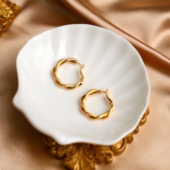 貝殼首飾托盤北歐風飾品耳環項鏈展示盤珠寶戒指展示架拍照道具