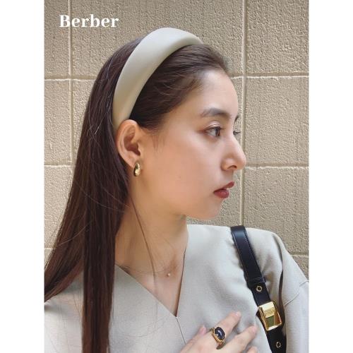 Berber必入！法式小金豆耳環小眾耳夾白百何同款耳飾水滴耳圈耳釘