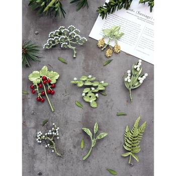 植物女優雅氣質珍珠配飾品胸針