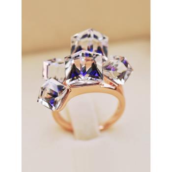 日韓簡約潮人戒指時尚飾品女歐美復古個性夸張裝飾食指指環