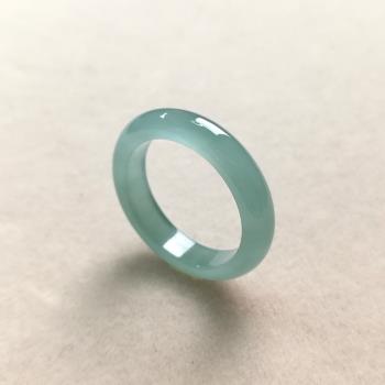 高冰種藍水滿綠玉石情侶翡翠A貨