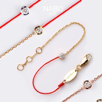 NABO經典鈦鋼新年開運紅繩手鏈