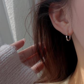925純銀女小眾設計感高級耳環
