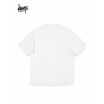 KERWATS/可維斯品牌CUTE EYES系列大眼圖案印花男女夏季短袖t恤