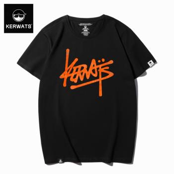KERWATS品牌英文字母韓版短袖t恤