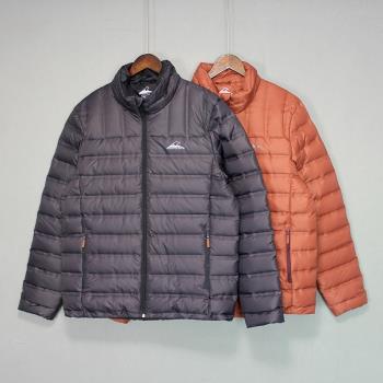 男生大碼輕便青年立領休閑羽絨服