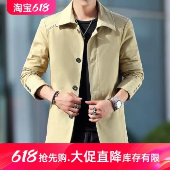 純棉男士秋冬季休閑時尚簡約茄克衫上衣服外套中青年男裝夾克衫