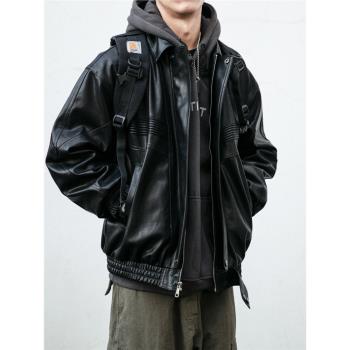 美式復古寬松休閑痞帥防風派克服