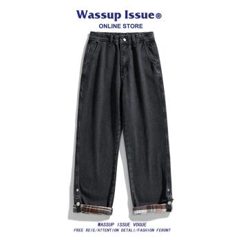WASSUP ISSUE春秋季做舊牛仔褲