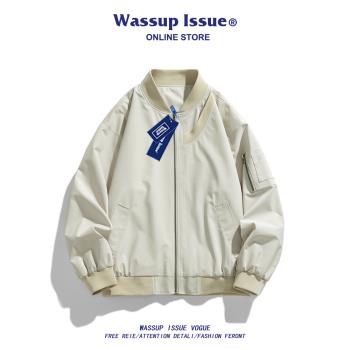 WASSUP ISSUE春秋高街夾克外套