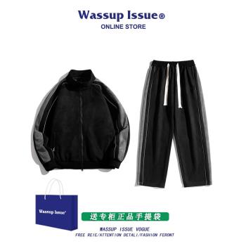 WASSUP ISSUE春秋季夾克男士麂皮