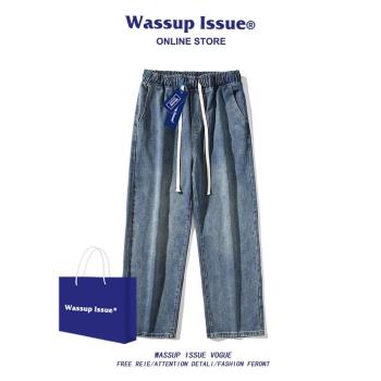WASSUP ISSUE美式秋季男款牛仔褲