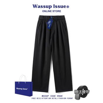 WASSUP ISSUE夏季寬松男款褲子