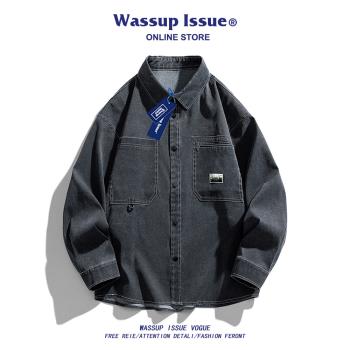 WASSUP ISSUE春秋季襯衣牛仔夾克