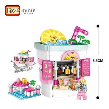 LOZ 歡樂遊樂場mini積木系列 - 開合式飲品店
