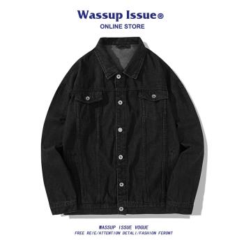 WASSUP ISSUE春秋季寬松牛仔夾克