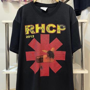 Red Hot Chili Peppers紅辣椒樂隊搖滾朋克PUNK嘻哈短袖重磅棉T恤