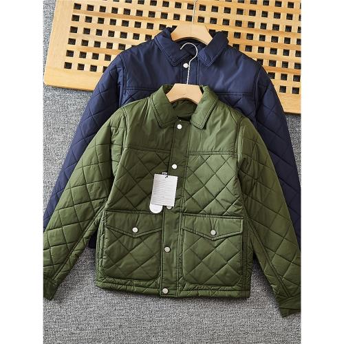 輕便防風保暖棉衣 出韓國單 情侶男女手塞棉絎縫菱形夾克棉服外套