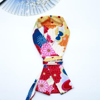 日本和服半衿櫻花半領傳統和裝用假領振袖禮服領襯 義領