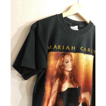 美國ins歌手瑪麗亞·凱莉周邊海報T恤超火復古個性學生半袖圓領
