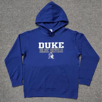 春秋冬薄款/加絨杜克大學NCAA外套寬松帽衫男女運動籃球DUKE衛衣