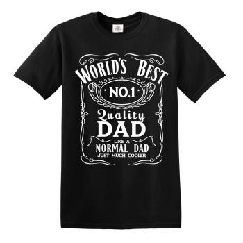 Worlds Best Dad No.1 Men T-Shirts Gift Dad Fathers Day Tee
