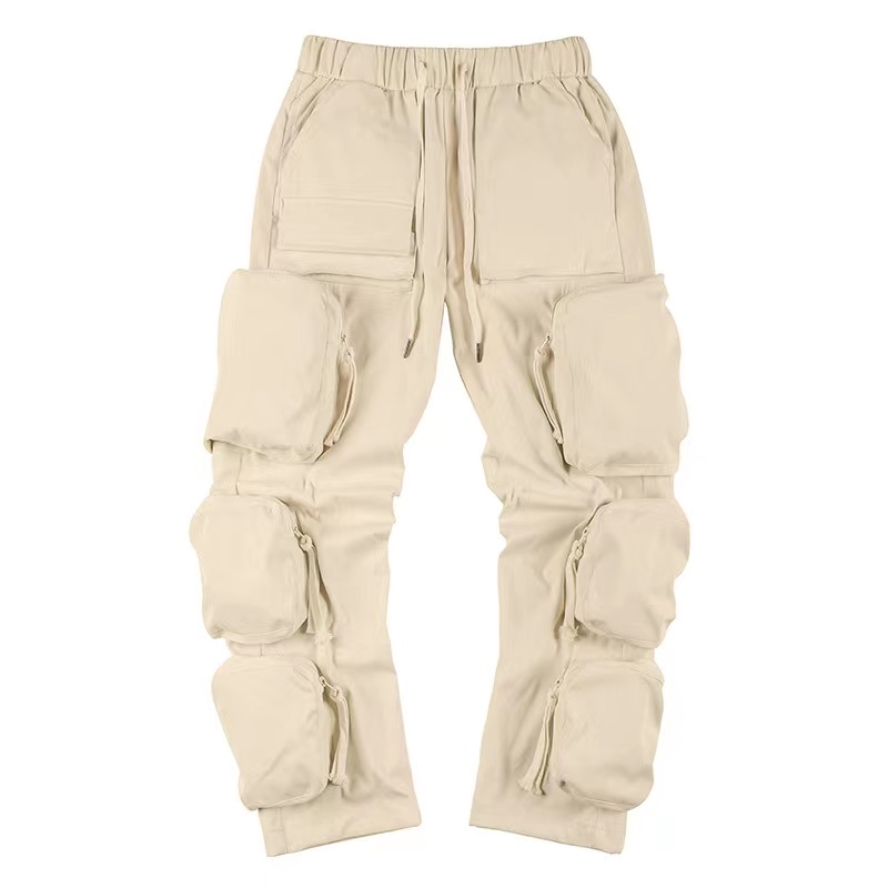 Travis Scott Whoisjacov Cargo Pants 高街多口袋工裝直筒休閑褲|休閒