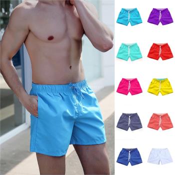 Solid Loose Relaxed Sports Shorts for Men 寬松休閑運動短褲男