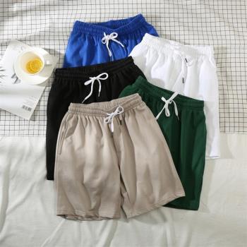 Loose casual solid color sports shorts寬松休閑純色運動短褲男