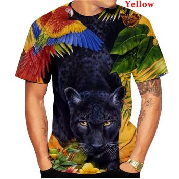 Leisure fashion 3D printing T-shirt for men休閑時尚3D印花T恤