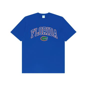 夏季純棉寬松Florida鱷魚T恤佛羅里達大學字母學院風UF印花短袖
