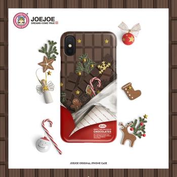 JOEJOE圣誕巧克力原創適用12蘋果iphone13 Pro Max手機殼11可愛女