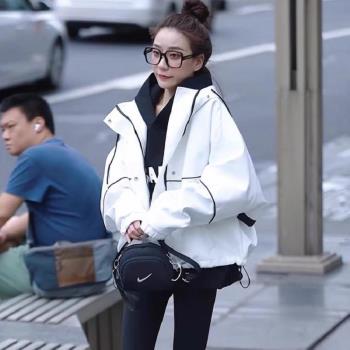 外套女高級感韓版寬松短款棒球服