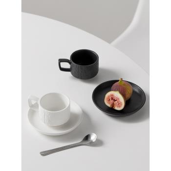 米立風物Espresso意式濃縮咖啡杯萃取杯高檔精致陶瓷咖啡杯碟套裝