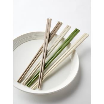 米立風物筷子家用高檔新款抗菌防霉防滑合金快子創意餐具一人一筷