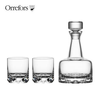 Orrefors瑞典進口水晶玻璃威士忌酒具艾力克酒杯創意古典杯烈酒杯